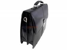 DOMLEATHERS  ΔΕΡΜΑΤΙΝΟΣ ΑΝΔΡΙΚΟΣ ΧΑΡΤΟΦΥΛΑΚΑΣ  DLFB01  ΜΑΥΡΟ