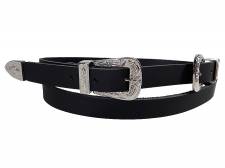 DOMLEATHERS (DOUBLE BUCKLE BELT)    ME    2.0cm DDBD40 