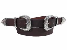 DOMLEATHERS (DOUBLE BUCKLE BELT)    ME    4.0cm DSSD90  / KA