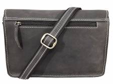 DOMLEATHERS CASUAL SATCHEL     No S-32    OIL PULL UP