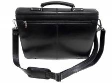 DOMLEATHERS  ΔΕΡΜΑΤΙΝΟΣ ΑΝΔΡΙΚΟΣ ΧΑΡΤΟΦΥΛΑΚΑΣ  DLFB01  ΜΑΥΡΟ